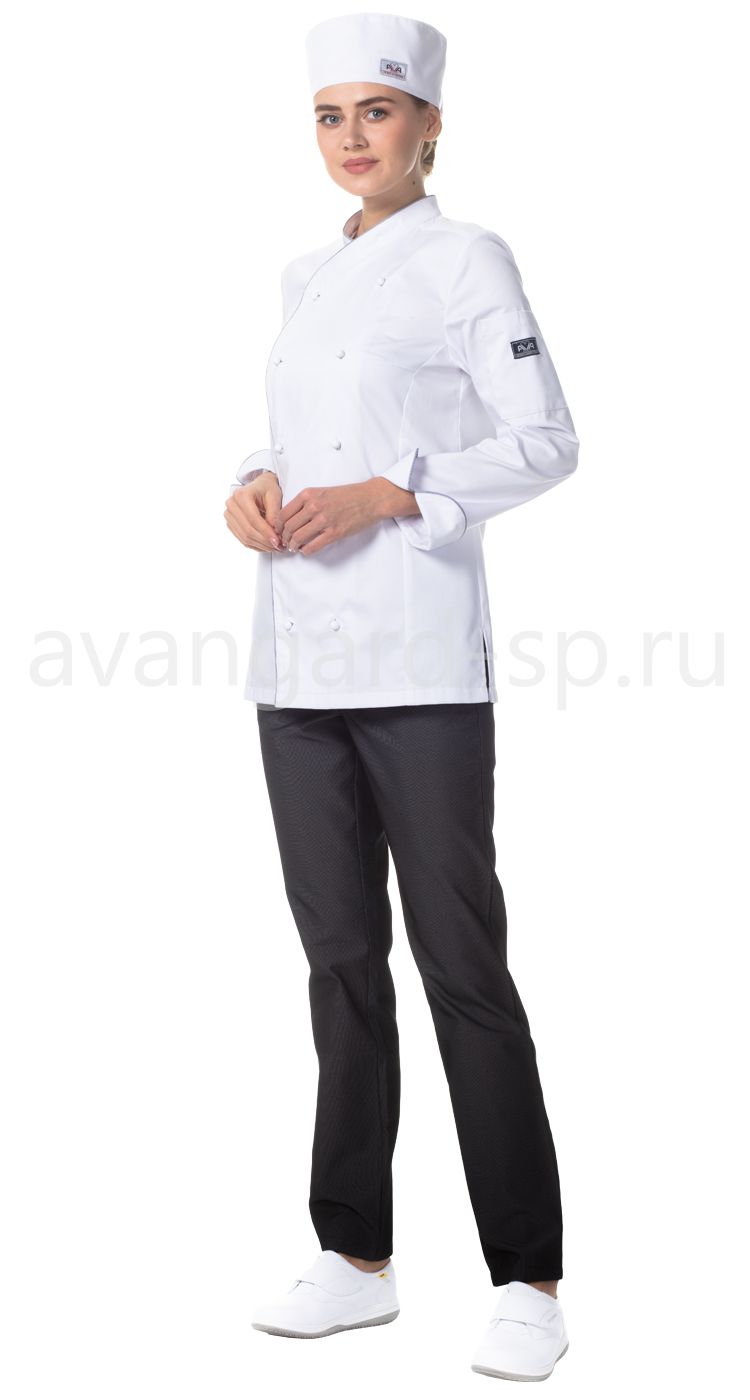 Поварская куртка женская "Неаполь" цв. белый цена